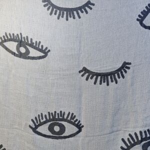 Woven Cotton Blanket – ‘Eyesight’ Blindness Awareness