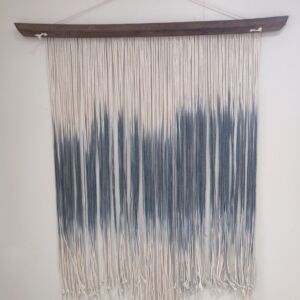 Macramé Wall Hanging ‘Trust’ Hand Dyed Cotton